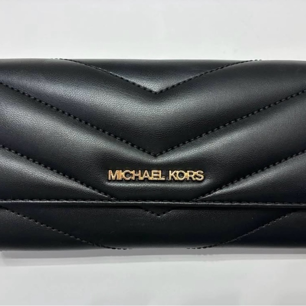 Michael Kors Black Quilted Wallet